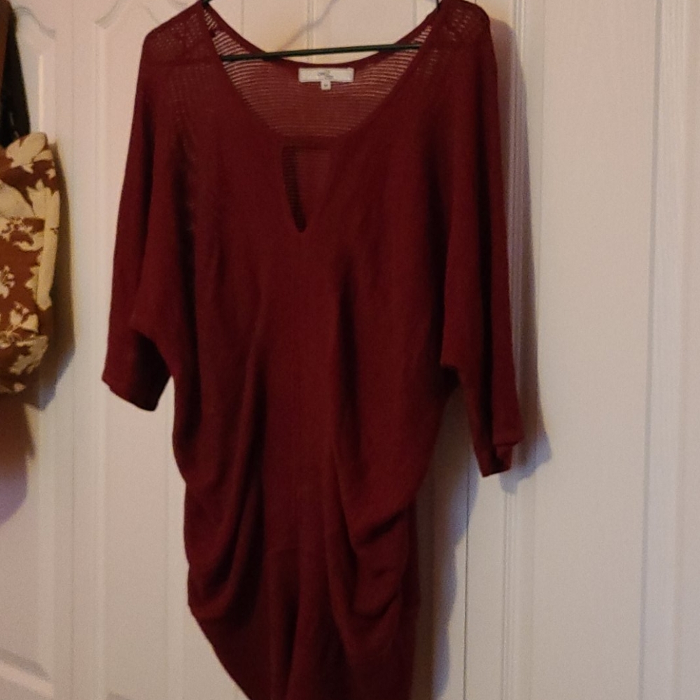 One7Six Burgundy Top